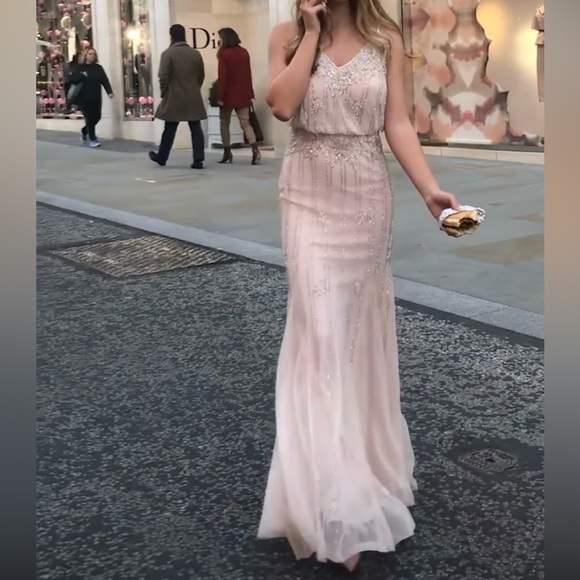 Lilac/Blush Pink Mermaid Gown - Picture 1 of 4